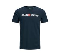 Jack & Jones Men's Jjecorp Logo Tee Crew Neck Noos Ps T Shirt, Blazer Navy, 4XL Plus UK