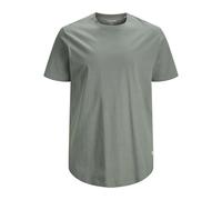 JACK & JONES Mens Jjenoa Tee Crew Neck Ps T-Shirt, Grey, 4XL Plus UK