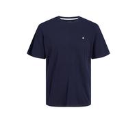 JACK & JONES Men's Jjepaulos Tee Ss Crew Neck Noos Pls T-Shirt, Blazer Navy, XL