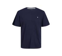 JACK & JONES Men's Jjepaulos Tee SS Crew Neck Noos, Blazer navy, 7XL