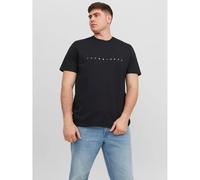 Men's Jack & Jones Mens Star Big & Tall Short Sleeve T-Shirt - Black - Size: Regular/50