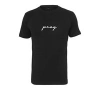 T-shirt large sizes Mister Tee Pray EMB Noir 5XL