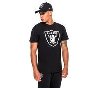New Era Short Sleeve T-Shirt Las Vegas Raiders NFL Team Logo Regular Black S Men