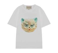 T-Shirt Le Chat de la Maison - male - Valentino Garavani - T-Shirts - Beige - M - Tops M