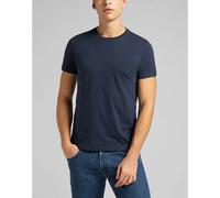 Lee Men's Twin Pack Crew T-Shirts, GREYMELE NAVY, M