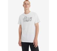 T-shirt Levi's Graphic Crewneck short sleeve pure white black - XL