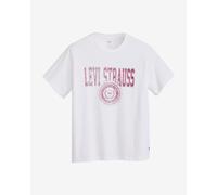 T-shirt Levi's Relaxed Fit short sleeve pure white red - L