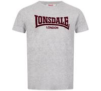 Lonsdale Ll008 One Tone Short Sleeve T-shirt Grey S Men
