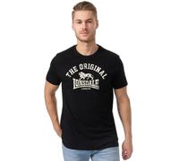 Lonsdale Unisex T-shirt Regular Fit Original Black - XX-Large (Manufacturer size: XX-Large)