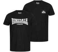 Lonsdale Sussex Short Sleeve T-shirt 2 Units Black 3XL Men