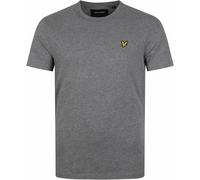 Lyle And Scott Vintage Mens Plain T-Shirt Mid Grey Marl XS