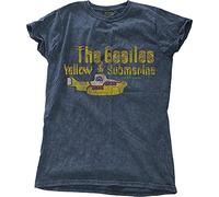 T-Shirt # M Blue Femmina # Yellow Submarine Nothing Is Real