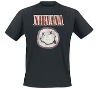 T-Shirt # M Unisex Black # Distressed Logo