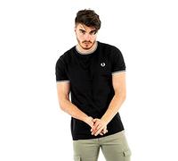 Fred Perry Men's Twin Tipped T-Shirt - Black - Size: 42/Regular
