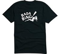 T-Shirt Man/Men Black - Bada Bing Sopranos - XL
