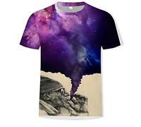 T Shirt Men's Black Oversized T-Shirt Men's Short Sleeve T-Shirt with Graffiti Animation Print Light Airy Summer Tops Fashion T-Shirts Casual Loose T-Shirts Regular Fit Tee Shirts for Men