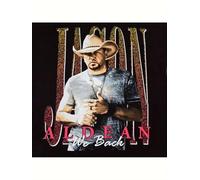T Shirt Men's Jason Aldean We Back Concert Tee Small Black Country Music Fan Shirt with Red