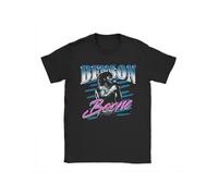 T Shirt Men's Judas Priest Rock Band Graphic Official Merchandise Black with Red & White Logo Print, Lightweight Cotton Short Sleeve Crew Neck Tee for Concerts