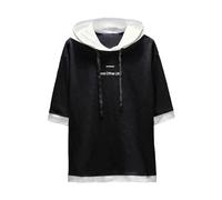 T-Shirt Men's Short Sleeve Korean Style Oversized Crew Neck T-Shirt Cotton Men's Loose Baseball Streetwear Women's Y2K T-Shirt Baggy Summer Leisure Vintage Casual Shirt Racing Tee, C Black, M