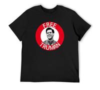 T Shirt Mesh Shirt Free Truman The Truman Show Film 90 Jim Carrey T-Shirt Black L