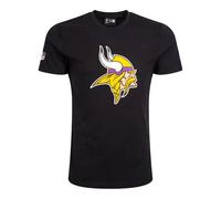 New Era T-Shirt Minnesota Vikings NFL Team Logo Regular Fit Short Sleeve Black XL Men