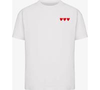 T-shirt Miss Tee Amour Toujours Heart Blanc XL