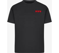 T-shirt Miss Tee Amour Toujours Heart Noir L