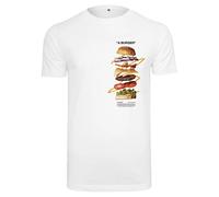 T-shirt Mister Tee a burger Blanc 2XL