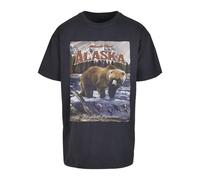 Mister Tee Alaska Vintage Oversize Short Sleeve T-shirt Blue M Men