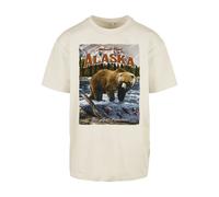 Mister Tee Alaska Vintage Oversize Short Sleeve T-shirt White M Men