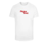 T-shirt Mister Tee Always Tired Blanc S