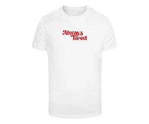 T-shirt Mister Tee Always Tired Blanc S