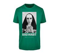 Mister Tee Men's Bad Habit Tee T-Shirt, 100% Cotton, Forest Green, L