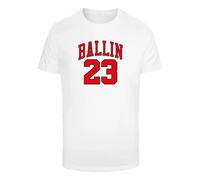 T-shirt Mister Tee Ballin 23 Blanc L