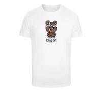 T-shirt Mister Tee Bandana Bear Sketch Blanc L