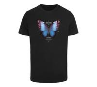 T-shirt Mister Tee Become the Change Butterfly Noir L