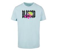 T-shirt Mister Tee Blessed Rose Bleu XL