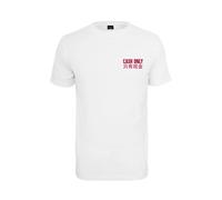 Mister Tee Men's T-Shirt Cash Only - White M