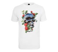 T-shirt Mister Tee Chrome Skull Blanc 4XL
