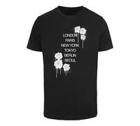 T-shirt Mister Tee City Roses Noir XS