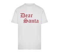 T-shirt Mister Tee Dear Santa Blanc 5XL
