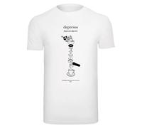 T-shirt Mister Tee Depresso Blanc M