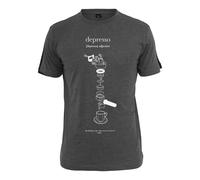 T-shirt Mister Tee Depresso Marron M