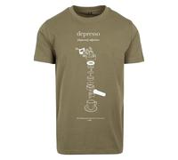 T-shirt Mister Tee Depresso Vert XL