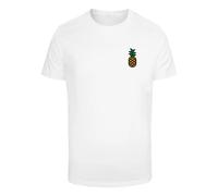 T-shirt Mister Tee Enjoy Pineapple Blanc 2XL