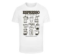 T-shirt Mister Tee Espresso Yourself Coffee Tee Blanc 3XL
