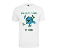 T-shirt Mister Tee Everything Shit Blanc XS