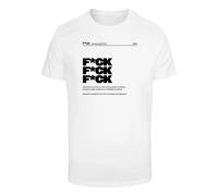 T-shirt Mister Tee F*ck Definition Blanc 3XL