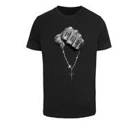 T-shirt Mister Tee Faith Meets Strength Noir 4XL
