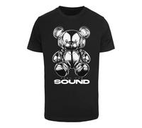 T-shirt Mister Tee Feel The Sound Chrome Bear Noir XL